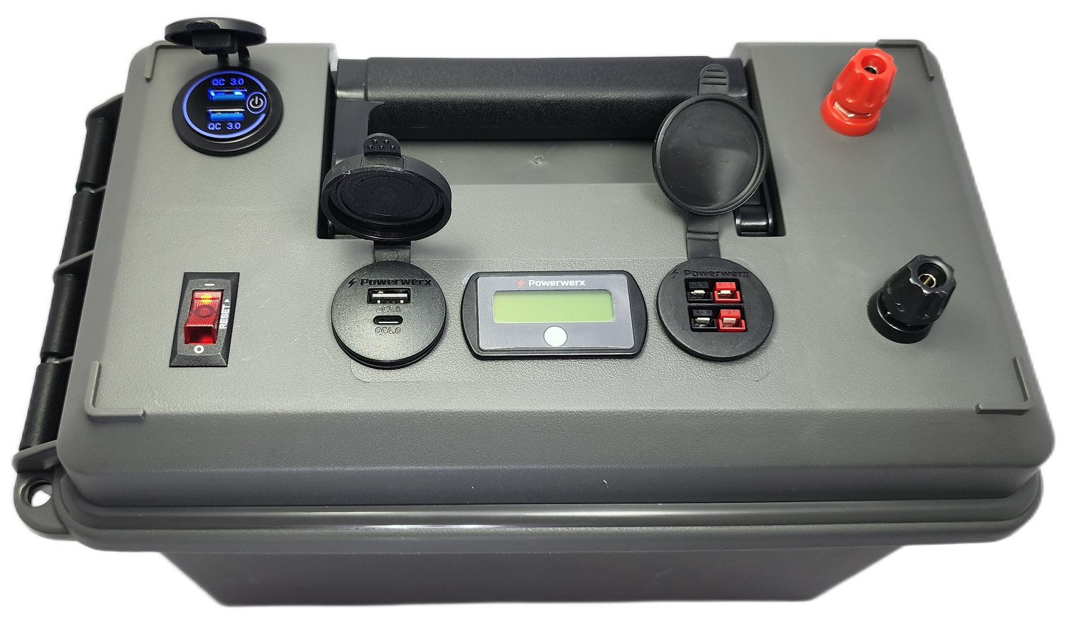 Portable Power Station with Integrated Solar Charging and 20Ah LiFePO4 Battery